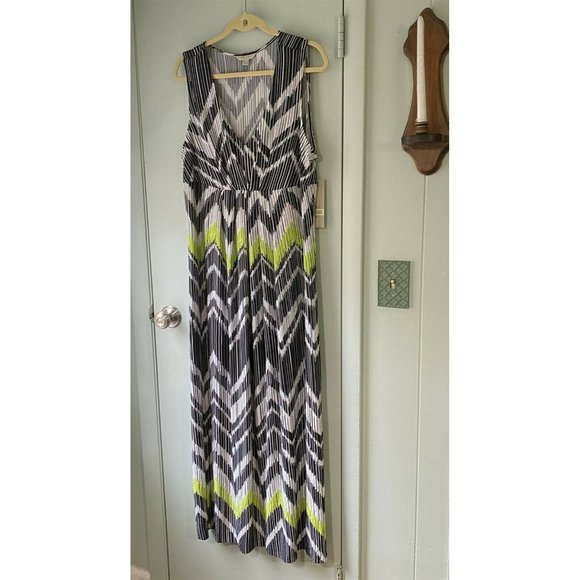 Laura Ashley | Dresses | Laura Ashley Maxi Dress New Striped Casual ...